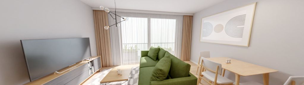 Jasne 2-pok z balkonem i oknem w kuchni |os.debina