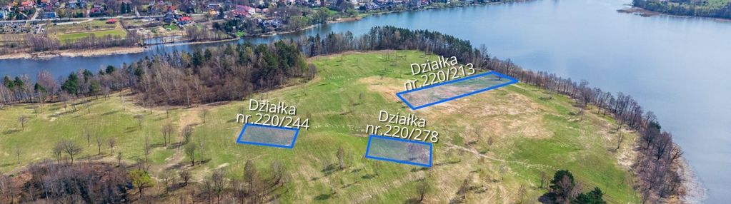 Dąbrówno|działki z widokiem na jezioro| nowa cena
