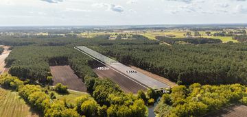 Działka leśno rolna o powierzchni 1.35ha