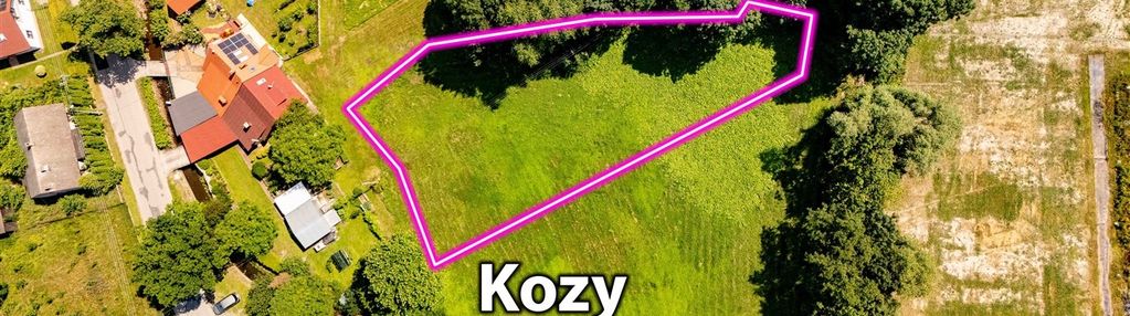 Widokowe 20 arów w kozach | urocza lokalizacja