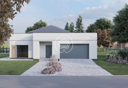 Parterowy dom na górzyskowie, bliźniak super układ