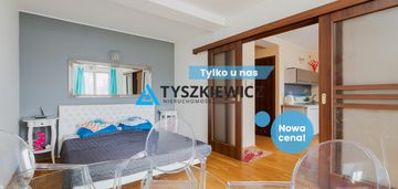 Blisko plaży z windą i parkingiem