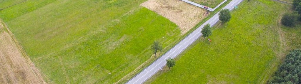 Działka budowlana przy drodze wojewódzkiej dw748
