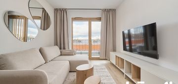 Nowe klimatyzacja 2-pok. nad rzeką centrum