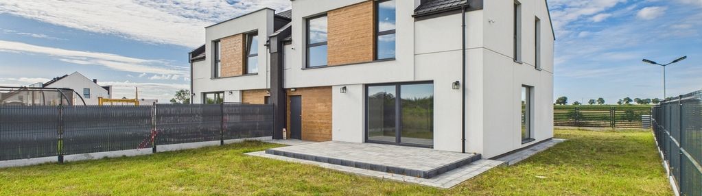 Nowy bliźniak 157 m² z dużym ogrodem