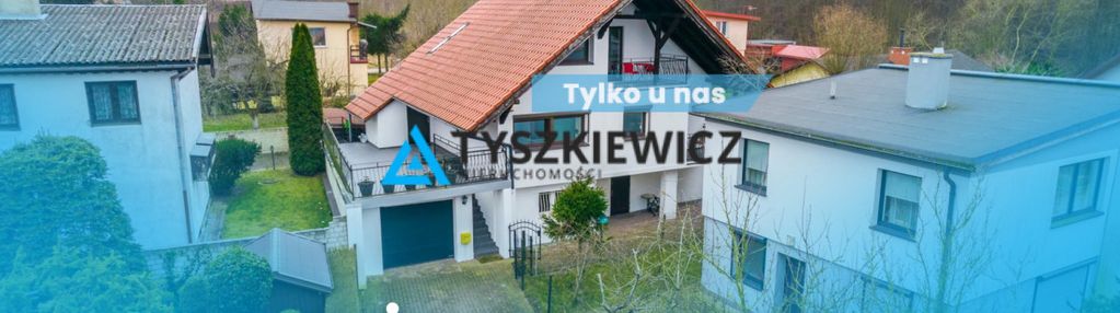Duży dom w drugiej linii brzegowej -charzykowy