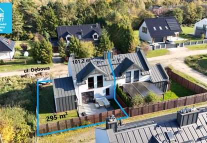 Dom wśród lasów puszczy darżlubskiej