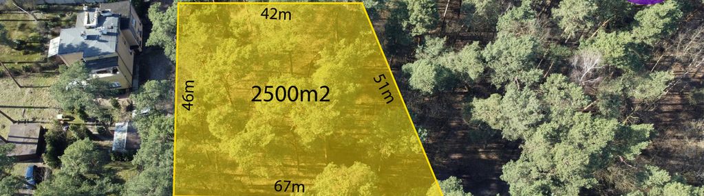 Działka 2500m2  w otwocku śródborowie