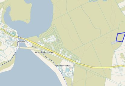 Działka leśna 2,35 ha grzegorze gm orzysz