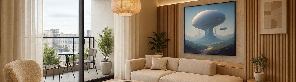 Z widokiem na zieleń