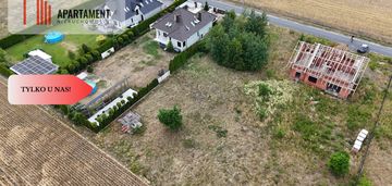 Działka budowlana z projektem kotla