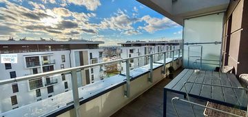 Kawalerka z tarasem i miejscem postojowym