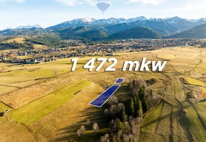 Działka rolna 14ar w zakopanem - bachledzki wierch