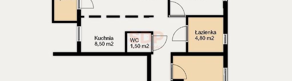 3 pokoje z opcją wydz. kuchni, 1000m od stacji pkp