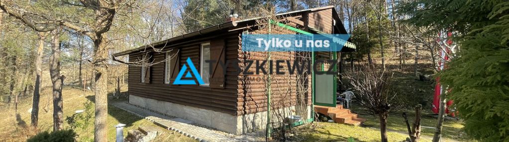 Działka z domkiem na kaszubach blisko jeziora