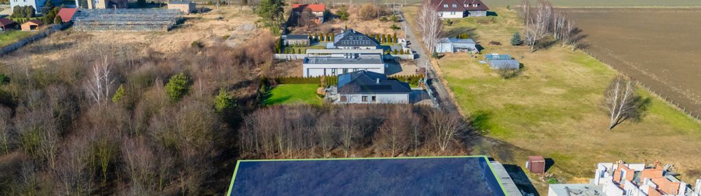 Działka pod zabudowę jednorodzinną północ 1551m2