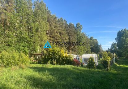 Urokliwa działka w lesie ostrowo