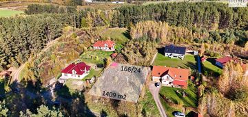 Działka z mediami w otulinie lasu - dorotowo