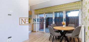 Dwa pokoje z garderobą i tarasem przy tramwaju