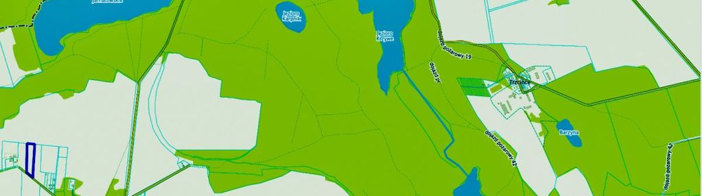 Działka budowlana blisko lasów i czystych jezior