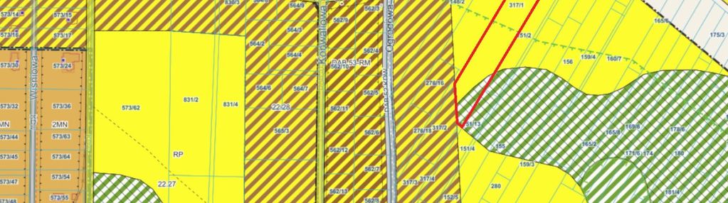 Działka rolna dębówka