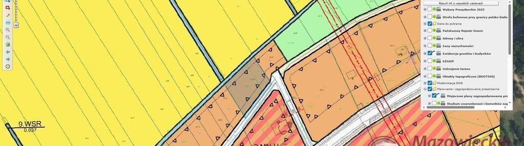 Działka budowlana w ii linii zabudowy - wilków pol