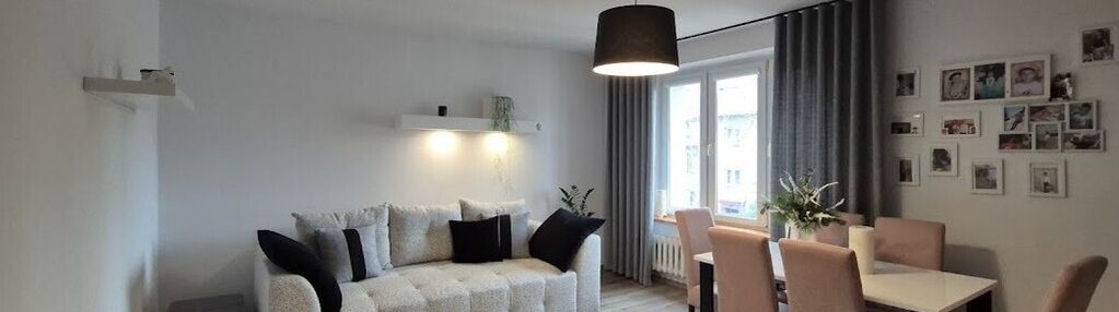 Mieszkanie po remoncie , kominek , las rowerownia