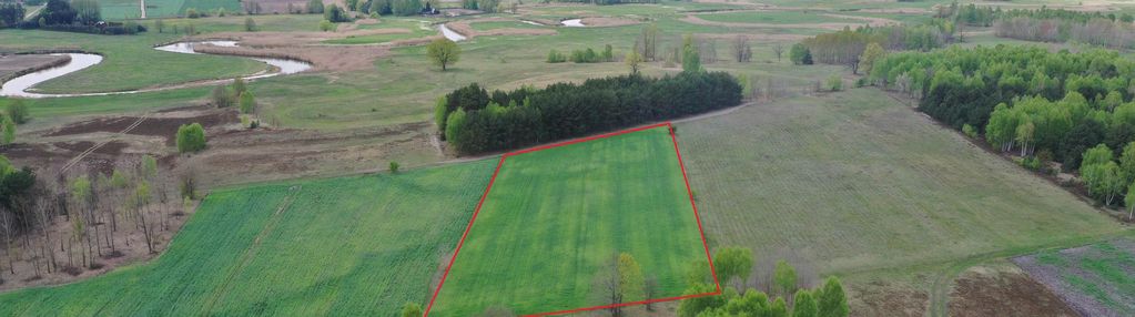 Działka nieopodal rzeki pisy z warunkami zabudowy