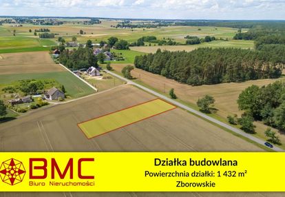 Działka zborowskie gaz kanalizacja woda blisko las