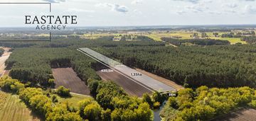 Działka leśno rolna o powierzchni 1.35ha