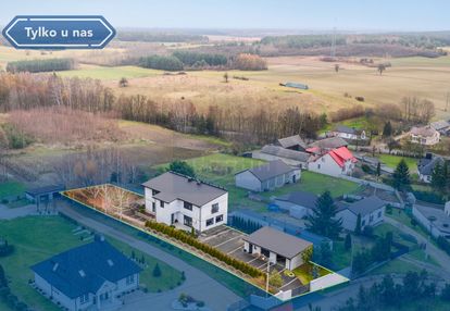 Piękny nowy dom z na jurze z sauną.