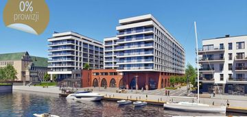 0%, 3 etap inwestycji - apartamentowiec nad odrą