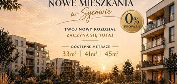 Mieszkanie syców, 3 pokoje, 45m2, balkon.