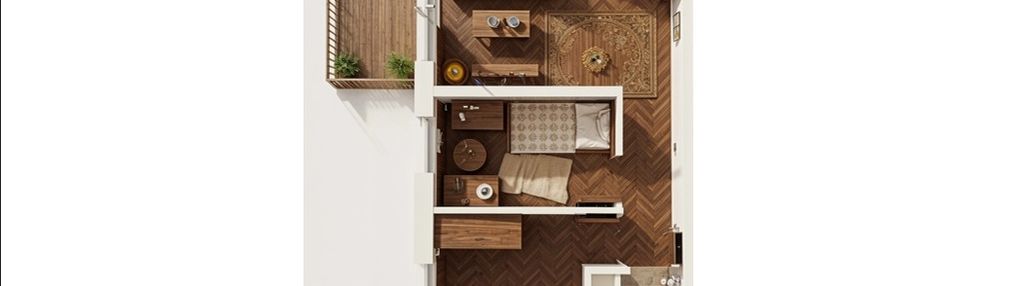 Idealne na wynajem, 3 pokoje, mały metraż, balkon