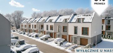 Nowoczesny segment 183 m2_garaż_ogródek_łomianki