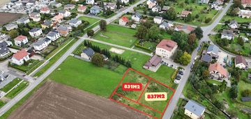 831m2 i 837m2 | media miejskie | łany wielkie |
