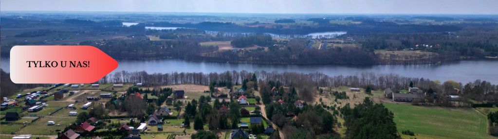 Tylko u nas! działka nad jeziorem