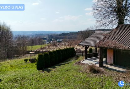 Piękny widok, strumień, sad, zabudowa | karwodrza