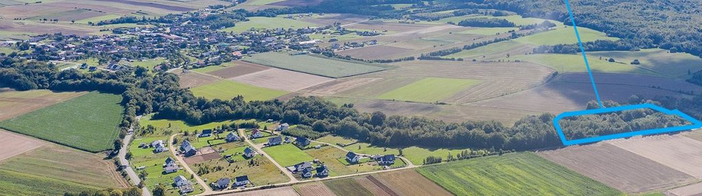 Działka z wz w otoczeniu lasu