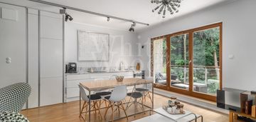 Aquarius - wynajem sopot górny, widok na las