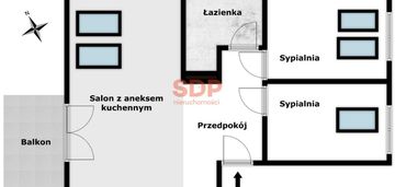 Wilczyce | dla rodziny ceniącej spokój i zieleń | 3 pok., duży balkon