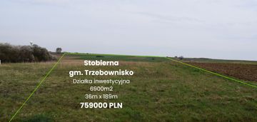 Działka 69a pod budownictwo- stobierna