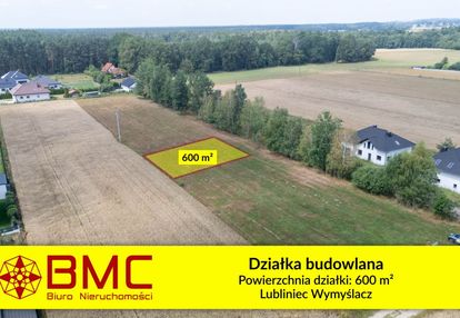 Działka budowlana lubliniec wymyślacz 600m2
