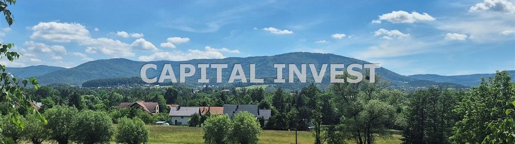 Działka widokowa na beskid mały