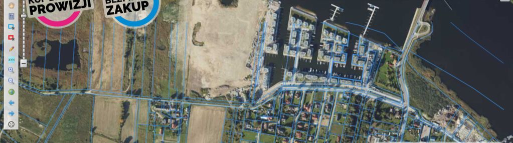 Działka na sprzedaż - naprzeciwko sol marina