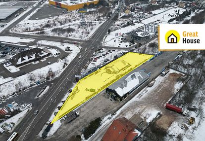 Działka inwestycyjna–usługi/produkcja, uzbrojona