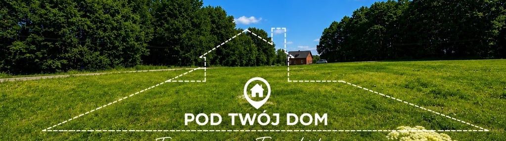 Działki budowlane graniczące z lasem.