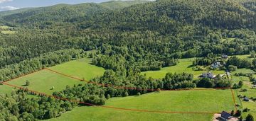 Okazja !!! duża działka w sercu bieszczad 6ha