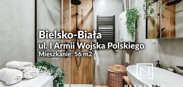 Mieszkanie 3 pokoje osiedle wojska polskiego 56 m²