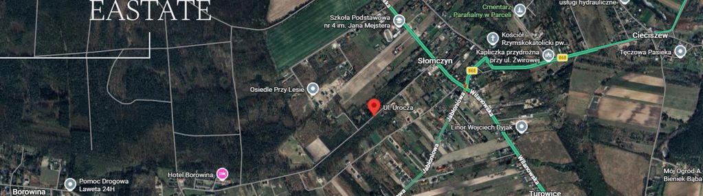 Konstancin-jeziorna działka budowlana przy lesie